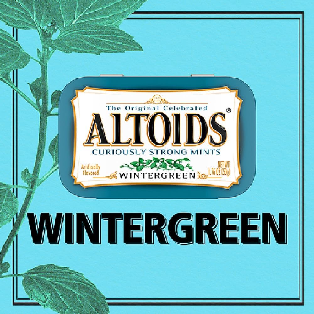 Altoids Wintergreen Curiously Strong Mints | 1.76 Oz