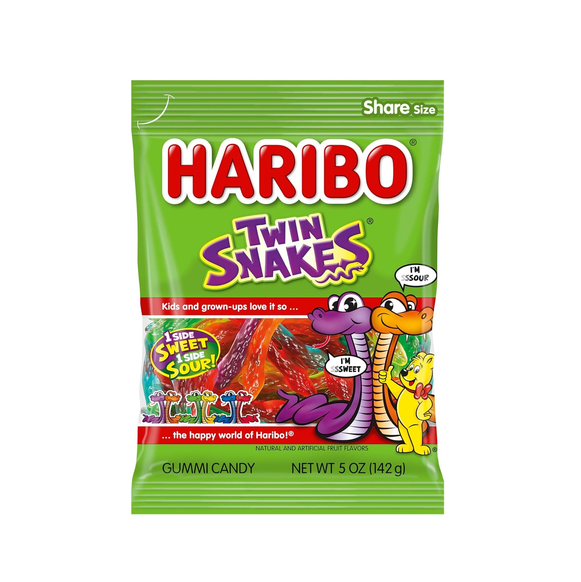 Haribo Twin Snakes | 5 Oz (142 g)