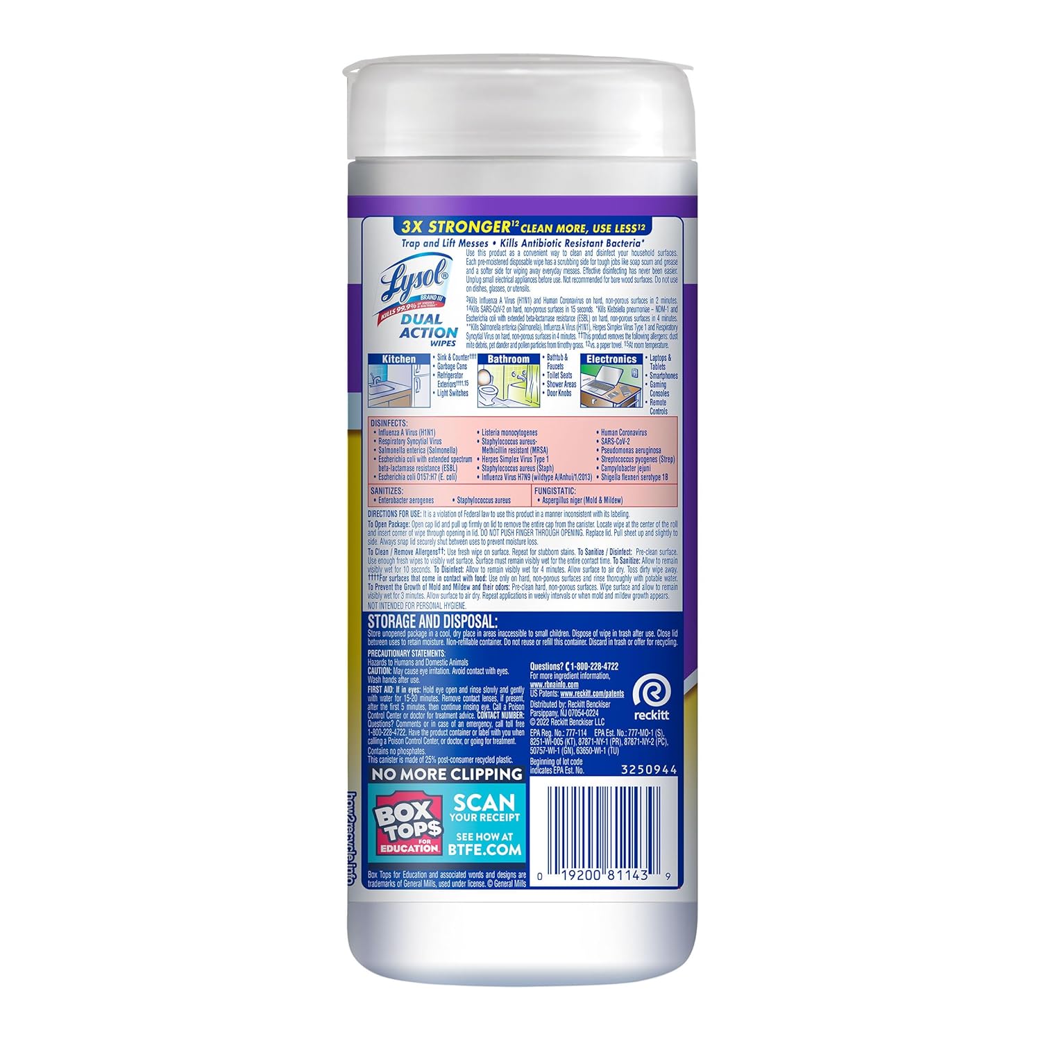 Lysol Dual Action Wipes | 35 Count