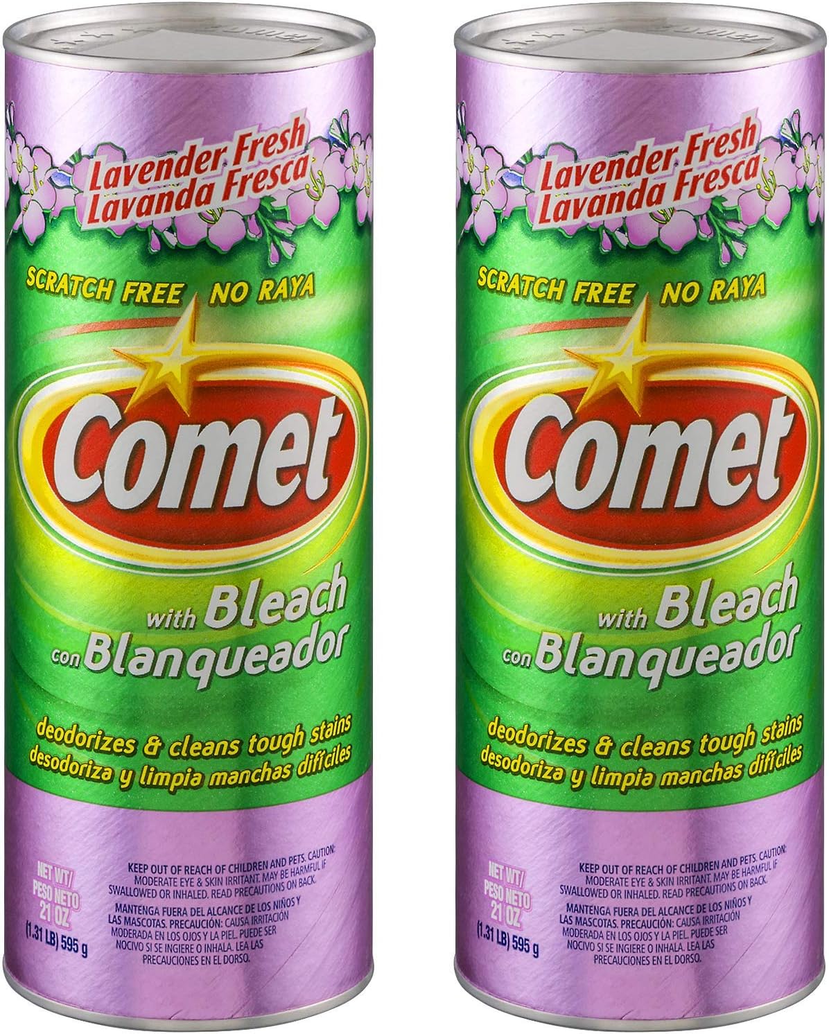Comet Cleaner with Bleach Powder | Lavender Fresh | 21 Oz
