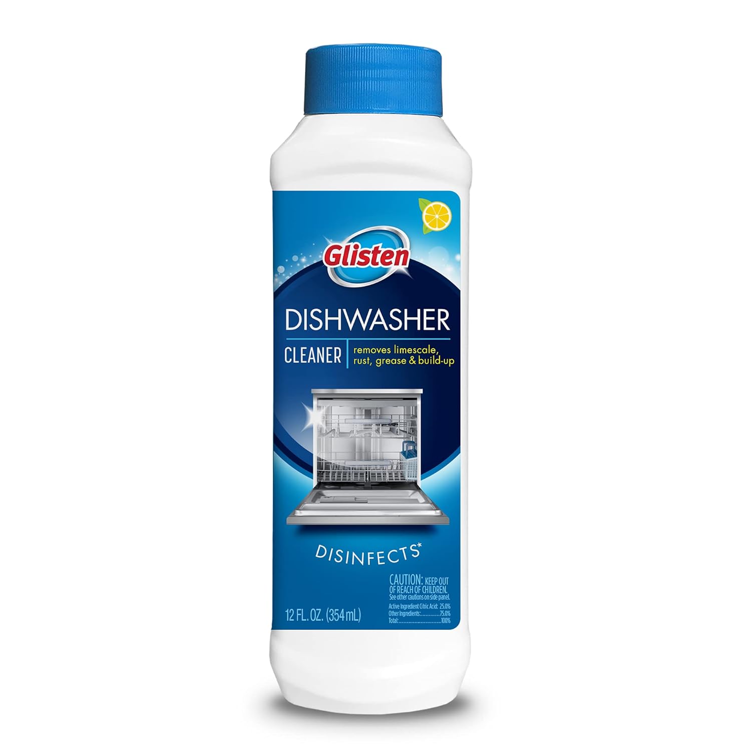 Glisten Dishwasher Magic Cleaner and Disinfectant | 12 Oz