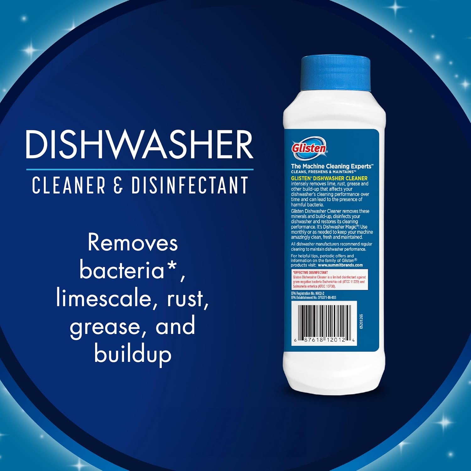 Glisten Dishwasher Magic Cleaner and Disinfectant | 12 Oz