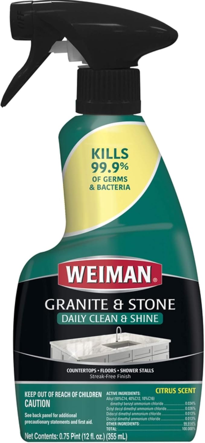 Weiman Granite Cleaner & Polish, 12 fl oz