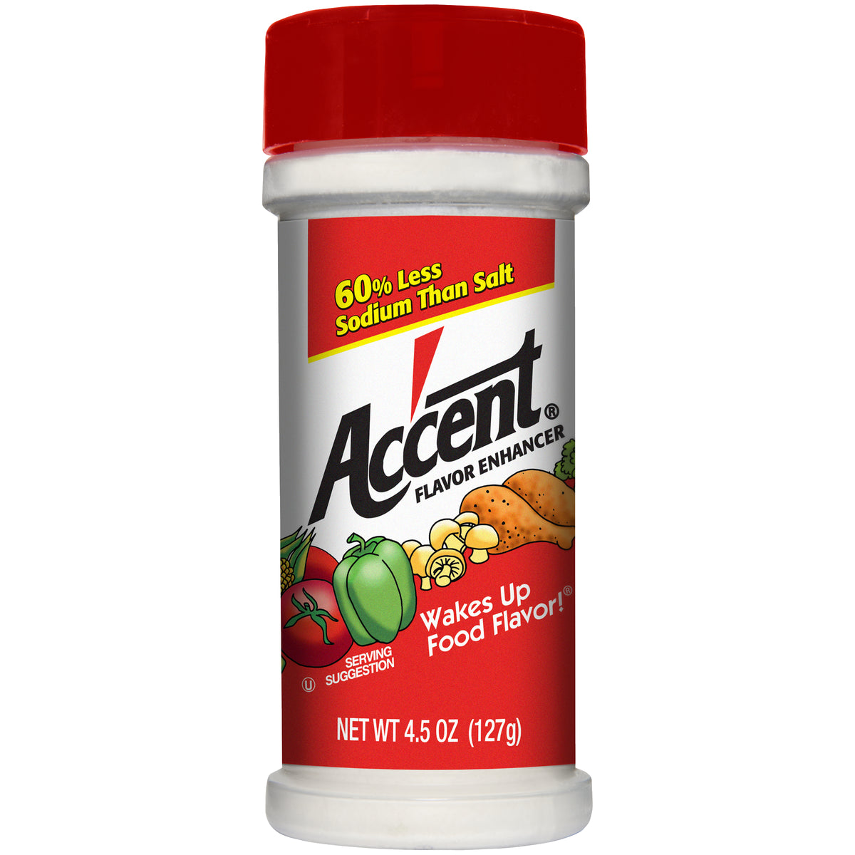 Accent Flavour Enhancer, 4.5 Oz (127 g)