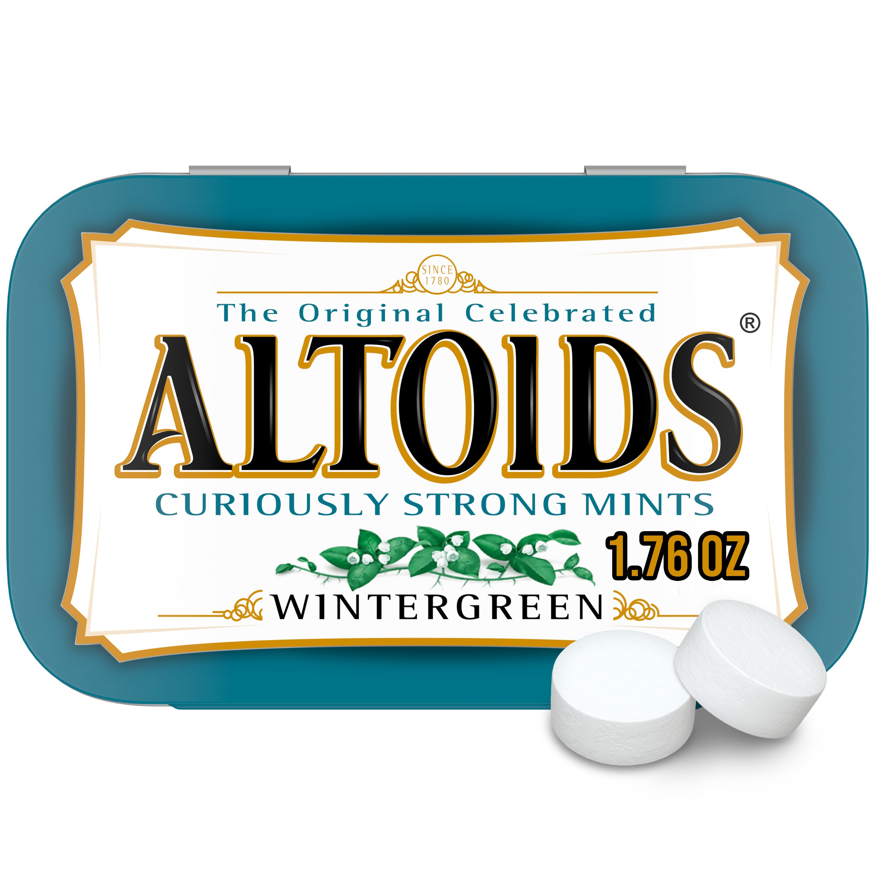 Altoids Wintergreen Curiously Strong Mints | 1.76 Oz