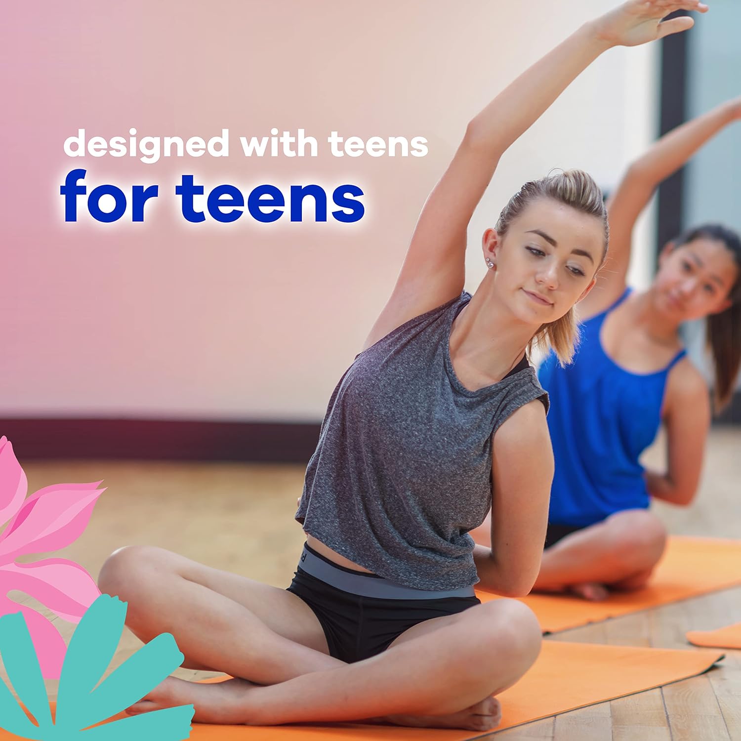 Always teen radiant Flexfoam sanitary pads was designed with teens for teens.