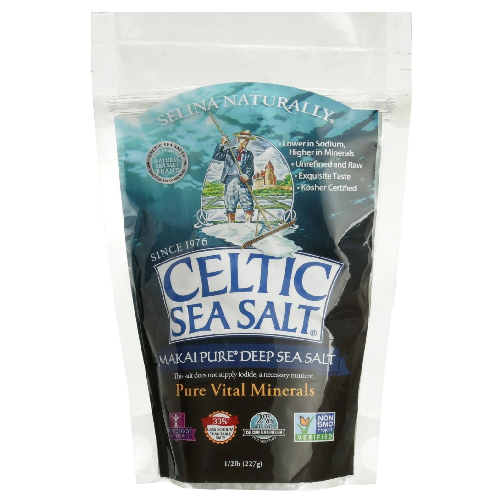 Celtic sea salt, makai pure deep sea salt with pure vital minerals - unrefined and raw.