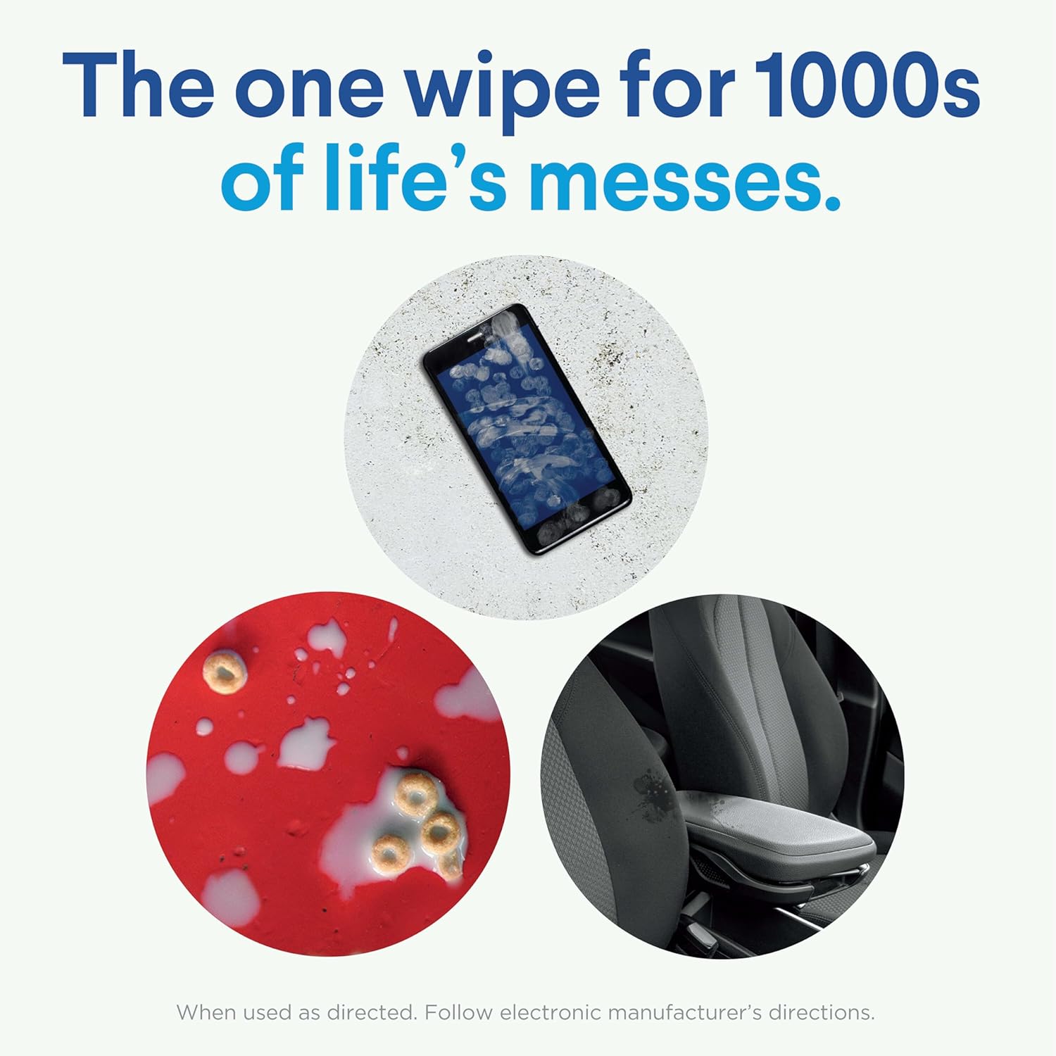 Clorox disinfecting wipes is a great home cleaning wipe for 1000s of life's messes.