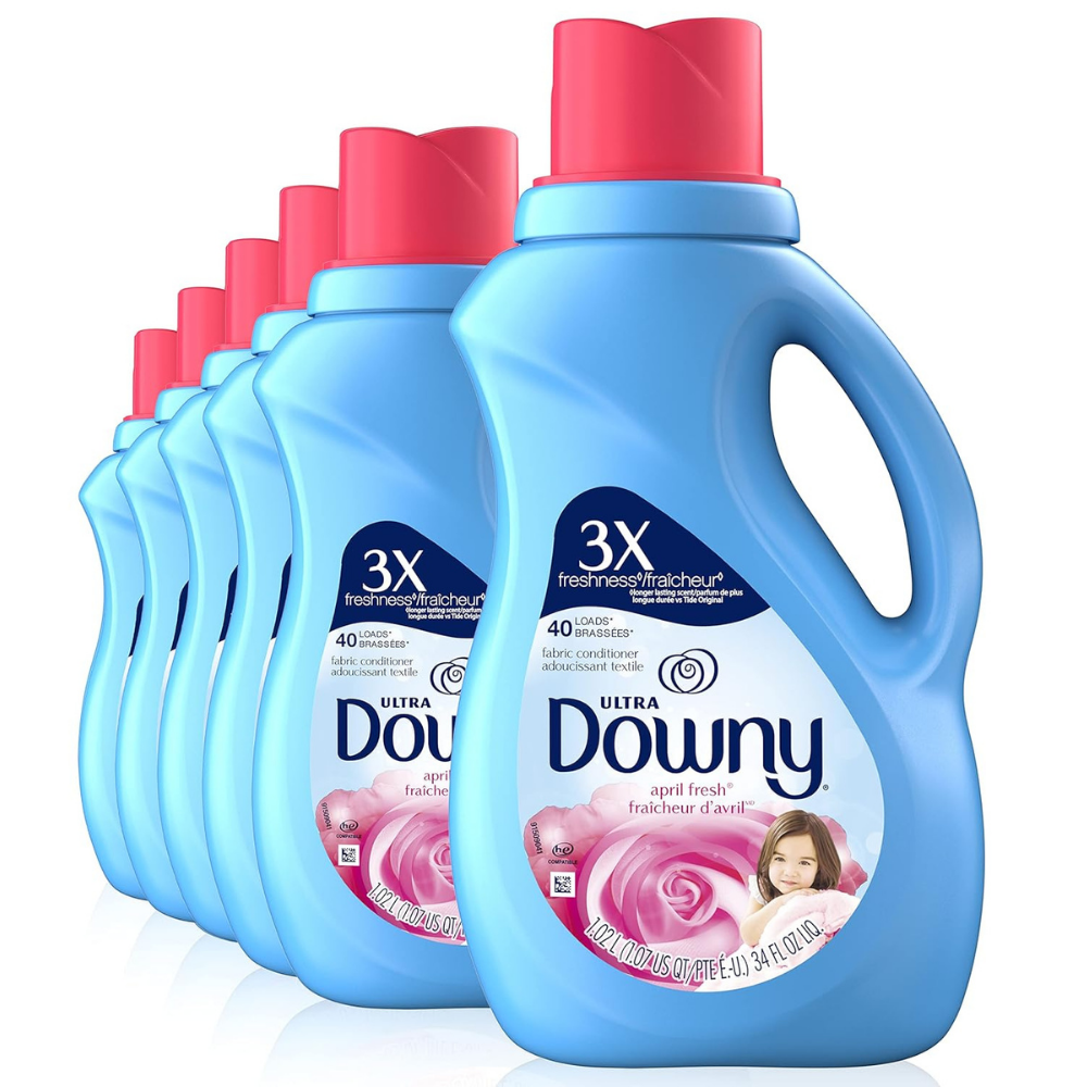 Downy ultra fabric softener in April fresh, 40 loads in one bottle