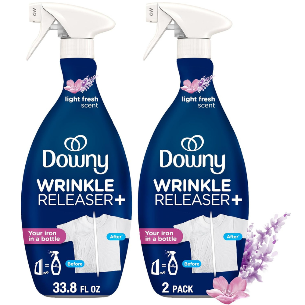 Downy wrinkle releaser, light fresh scent spray - 2 pack - is your iron in a bottle