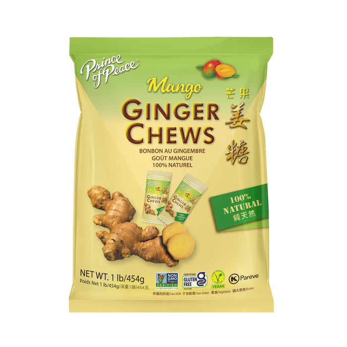 Prince of Peace Ginger Chews with Mango | 1 lb