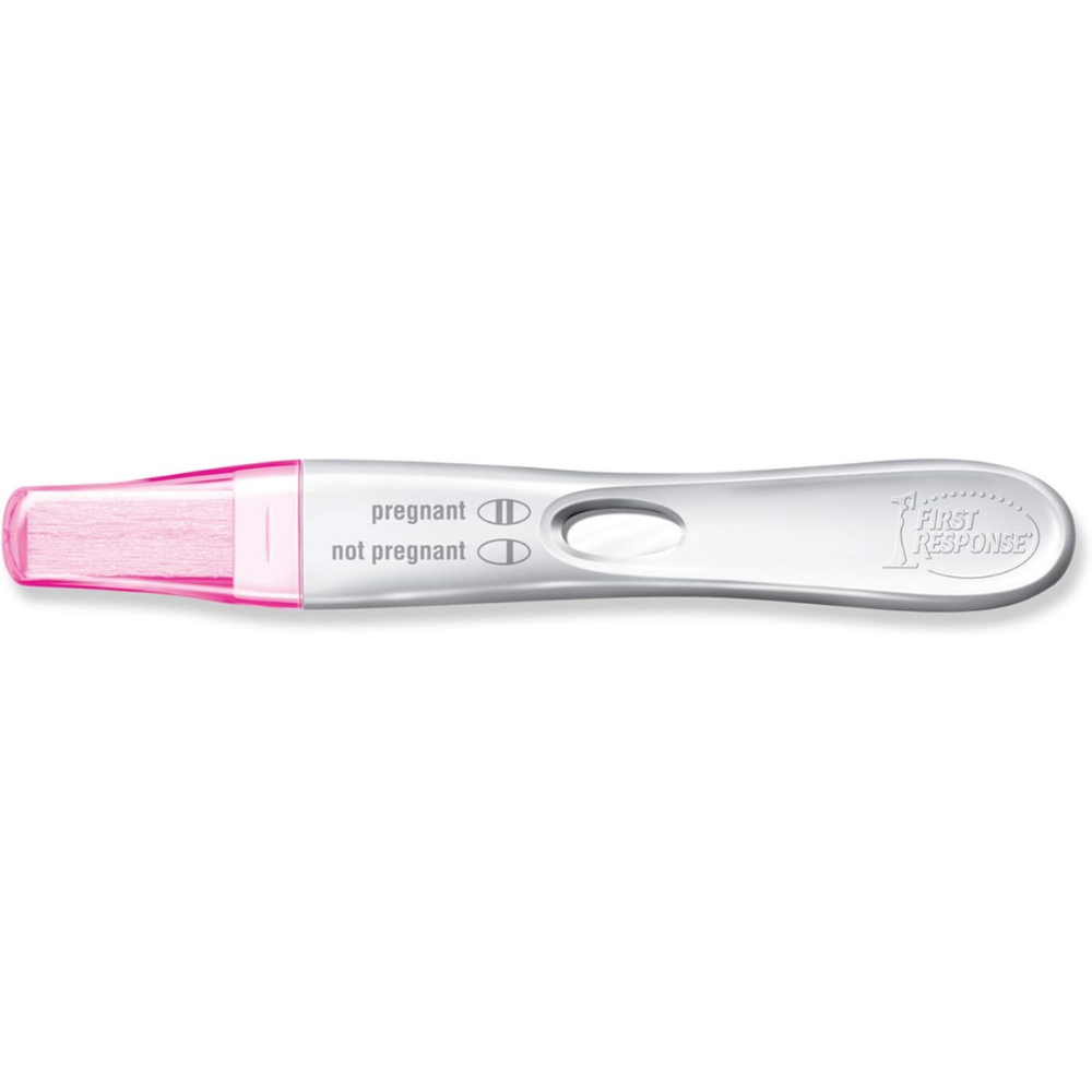 First response early results pregnancy test stick