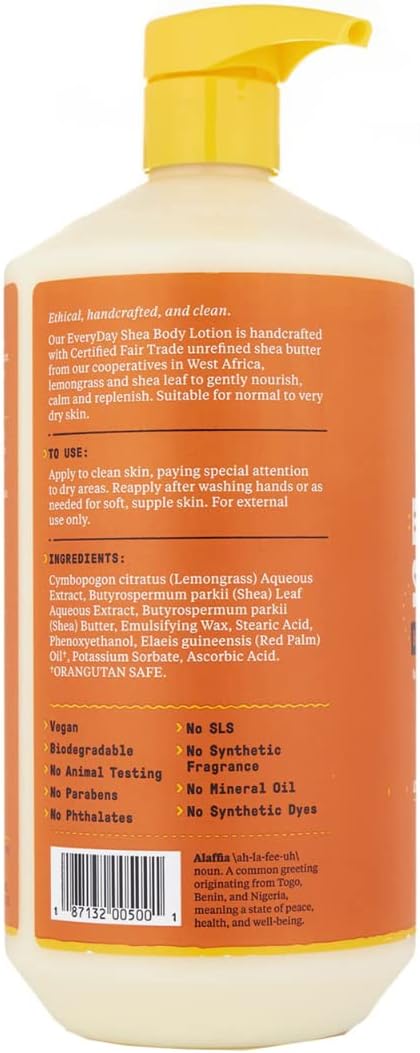 Alaffia Everyday Shea Butter Unscented | 11 Oz