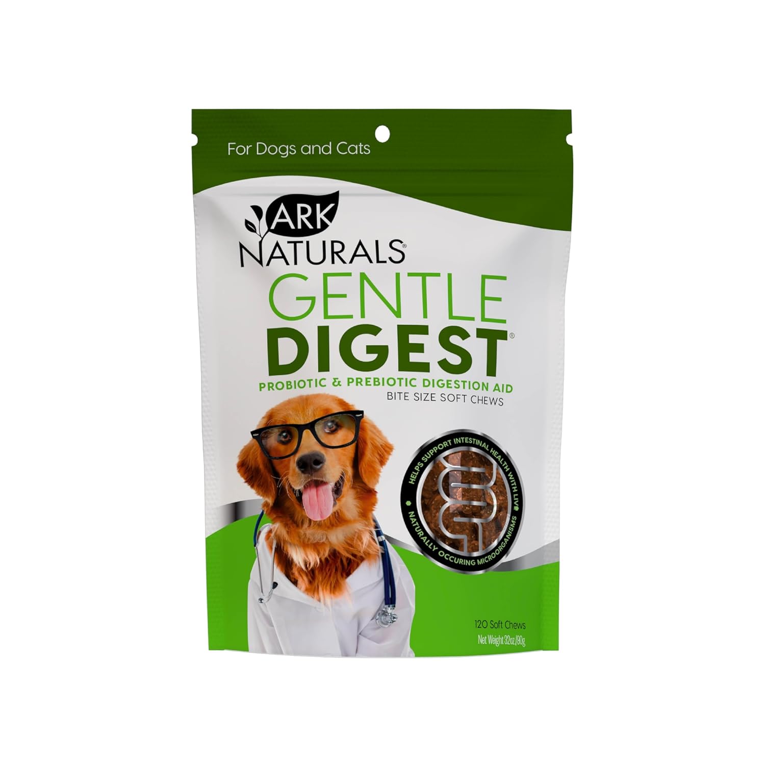 Ark Naturals Gentle Digest Soft Chews | 120 Count