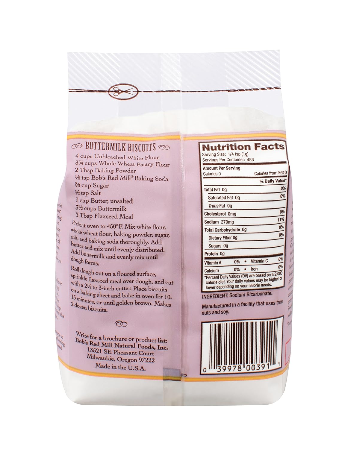 Bob's Red Mill Baking Soda | 16 Oz