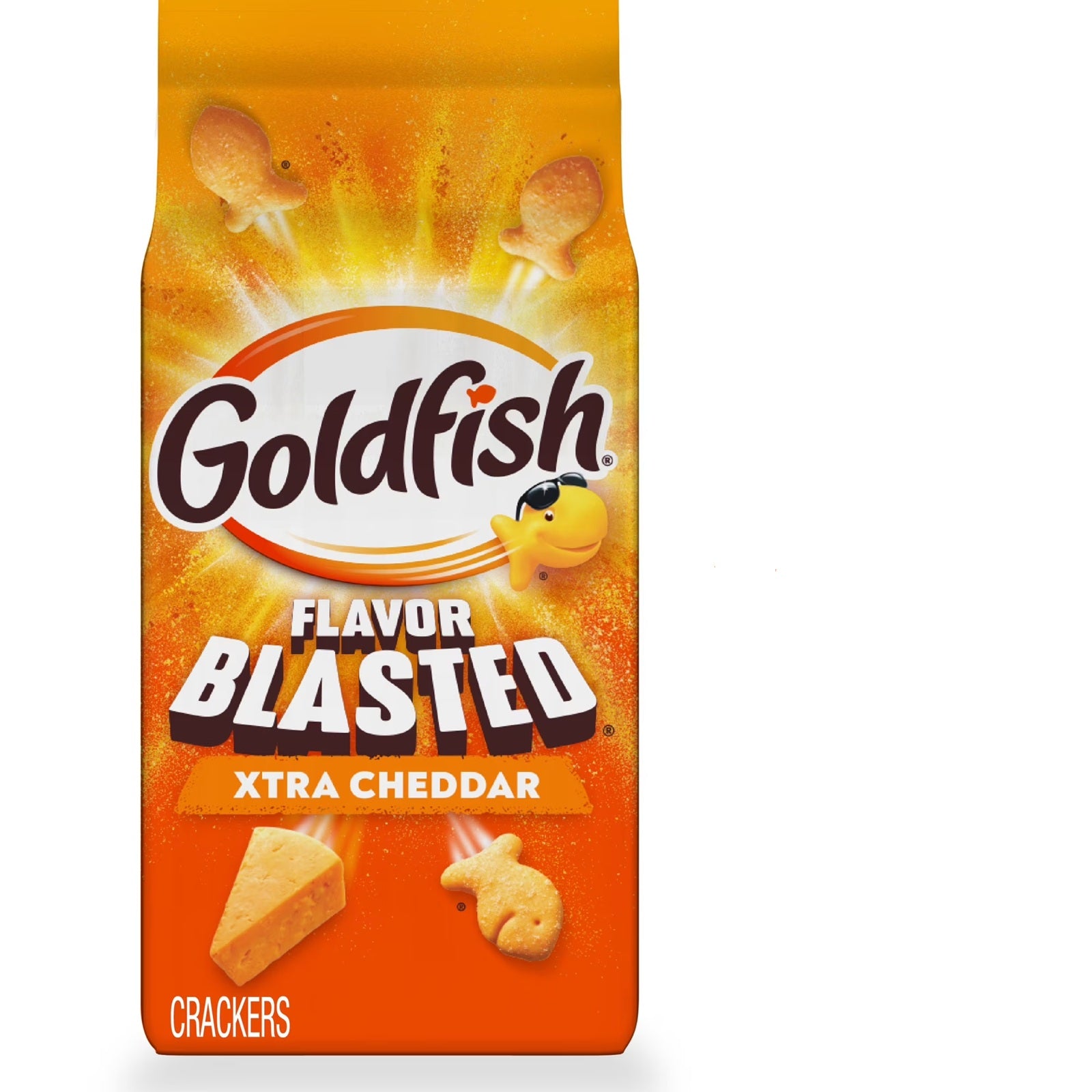 Goldfish Flavor Blasted Xtra Cheddar Crackers | 6.6 Oz