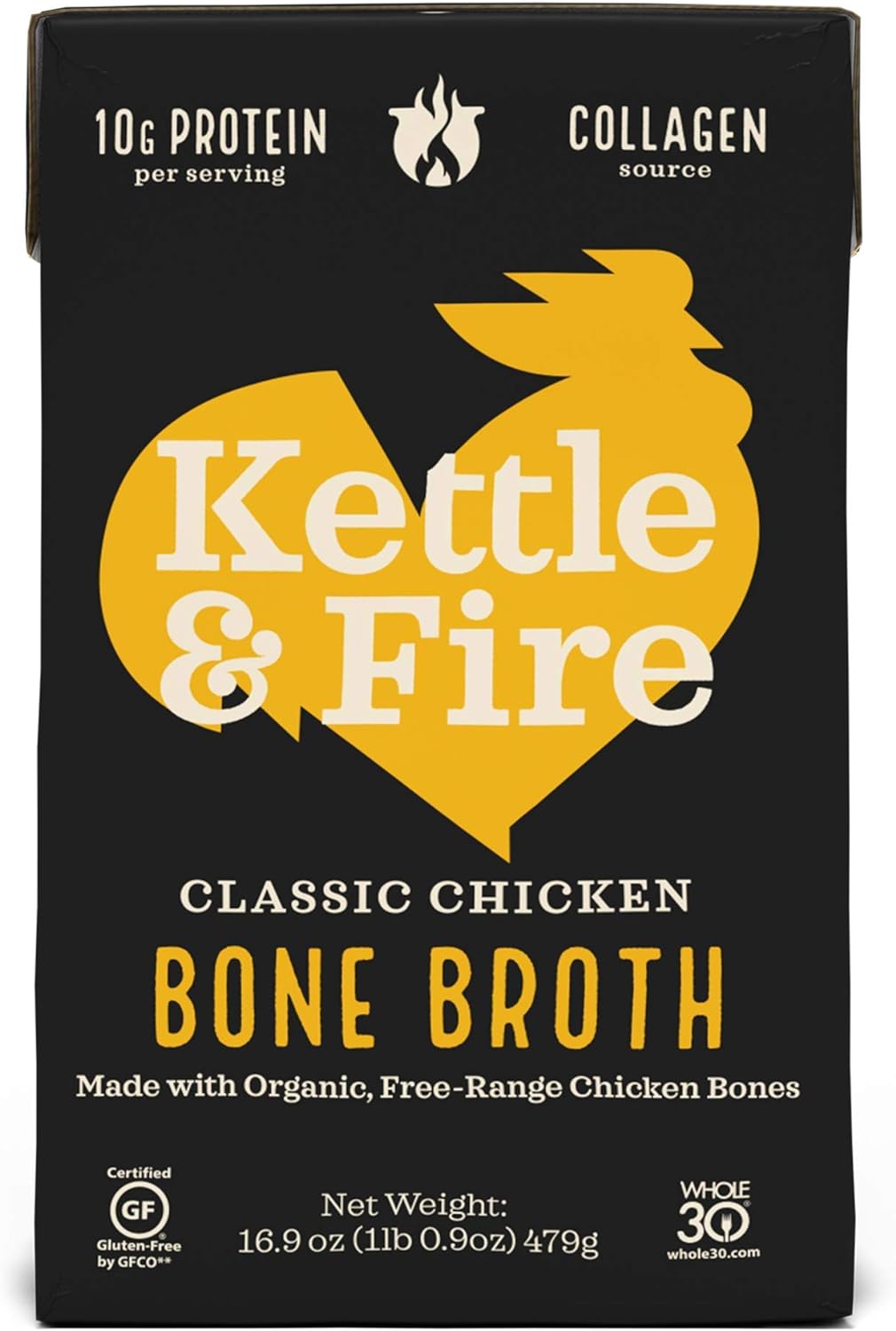 Kettle and Fire Bone Broth Chicken - 16.9 fl. oz.