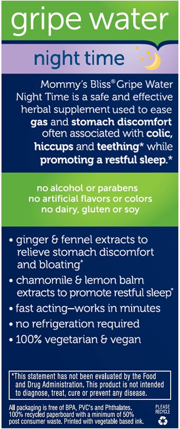 Mommy's Bliss Night Time Gripe Water | 120 ml