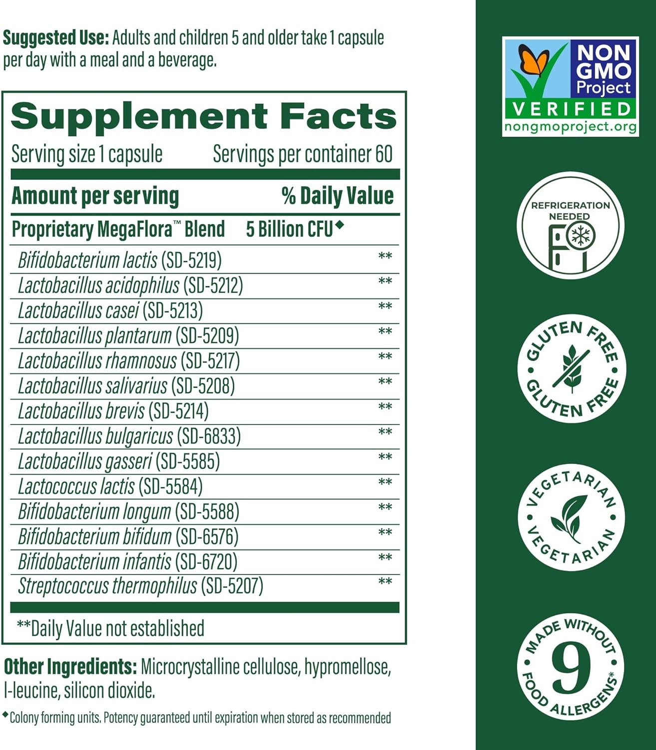 Mega Food Kids MegaFlora | 60 mini Capsules