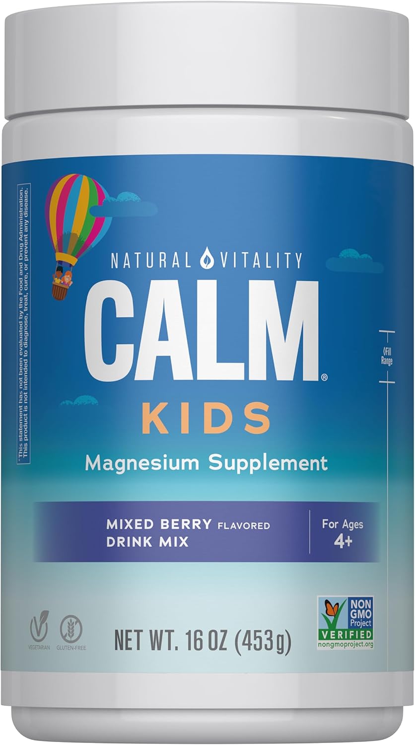 Natural Vitality Natural Calm Kids, Mixed Berry | 453g