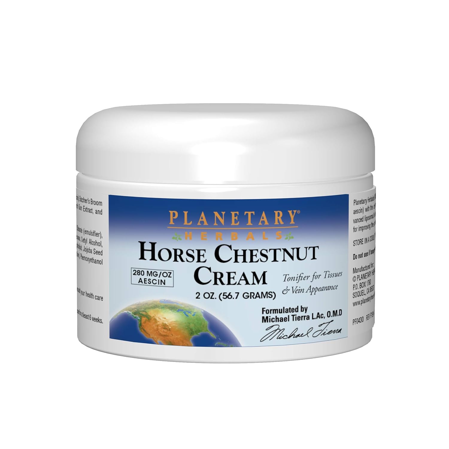 Planetary Formulas Horse Chestnut Cream 2oz