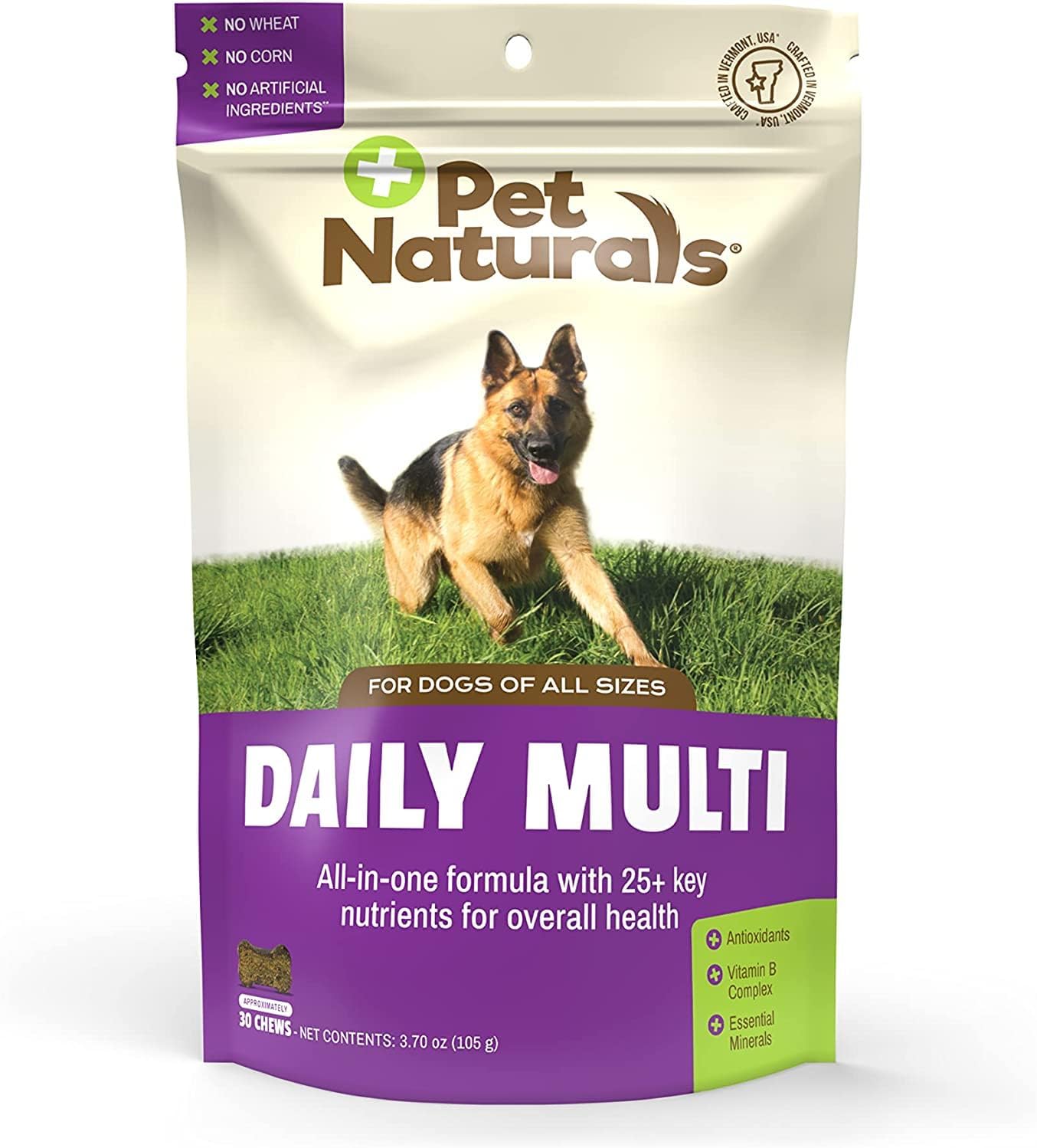 Pet Naturals Daily Multivitamin for Dogs | Veggie Flavor | 30 Chews