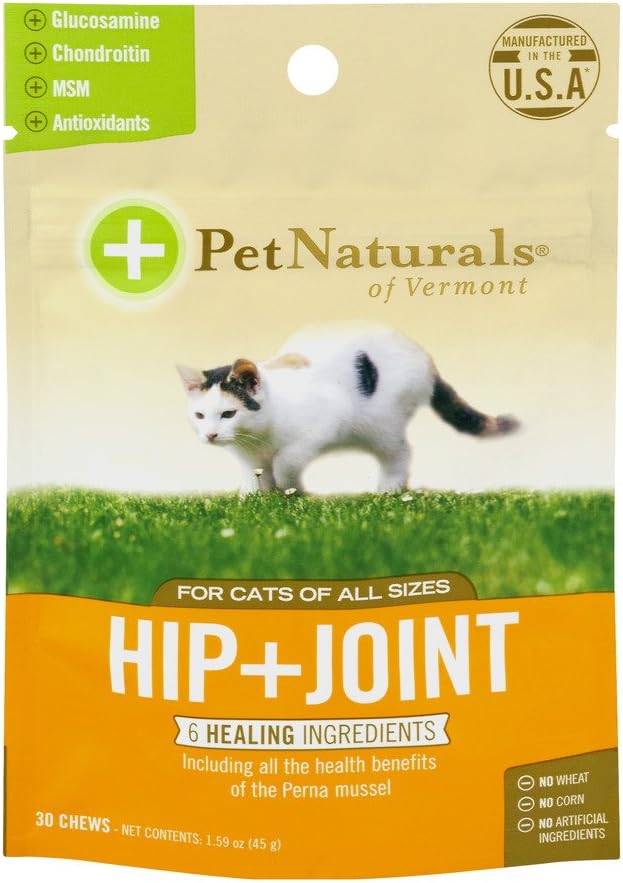 Pet Naturals - Hip + Joint for Cats | 30 Chews