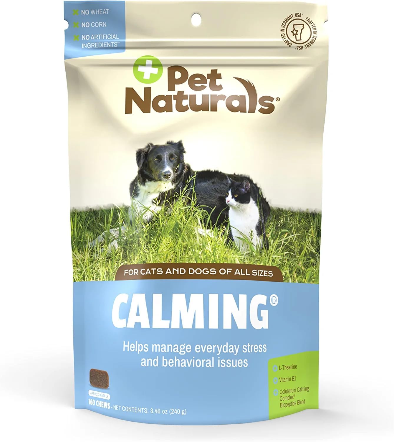Pet Naturals Calming Chews | Chicken Flavor | 160 Chews