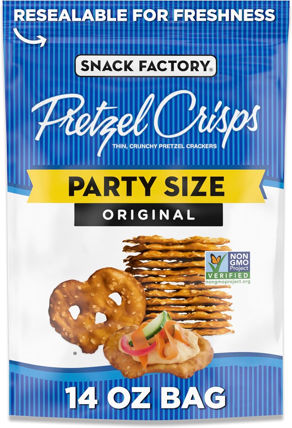 Snack Factory Pretzel Crisp | 14 Oz