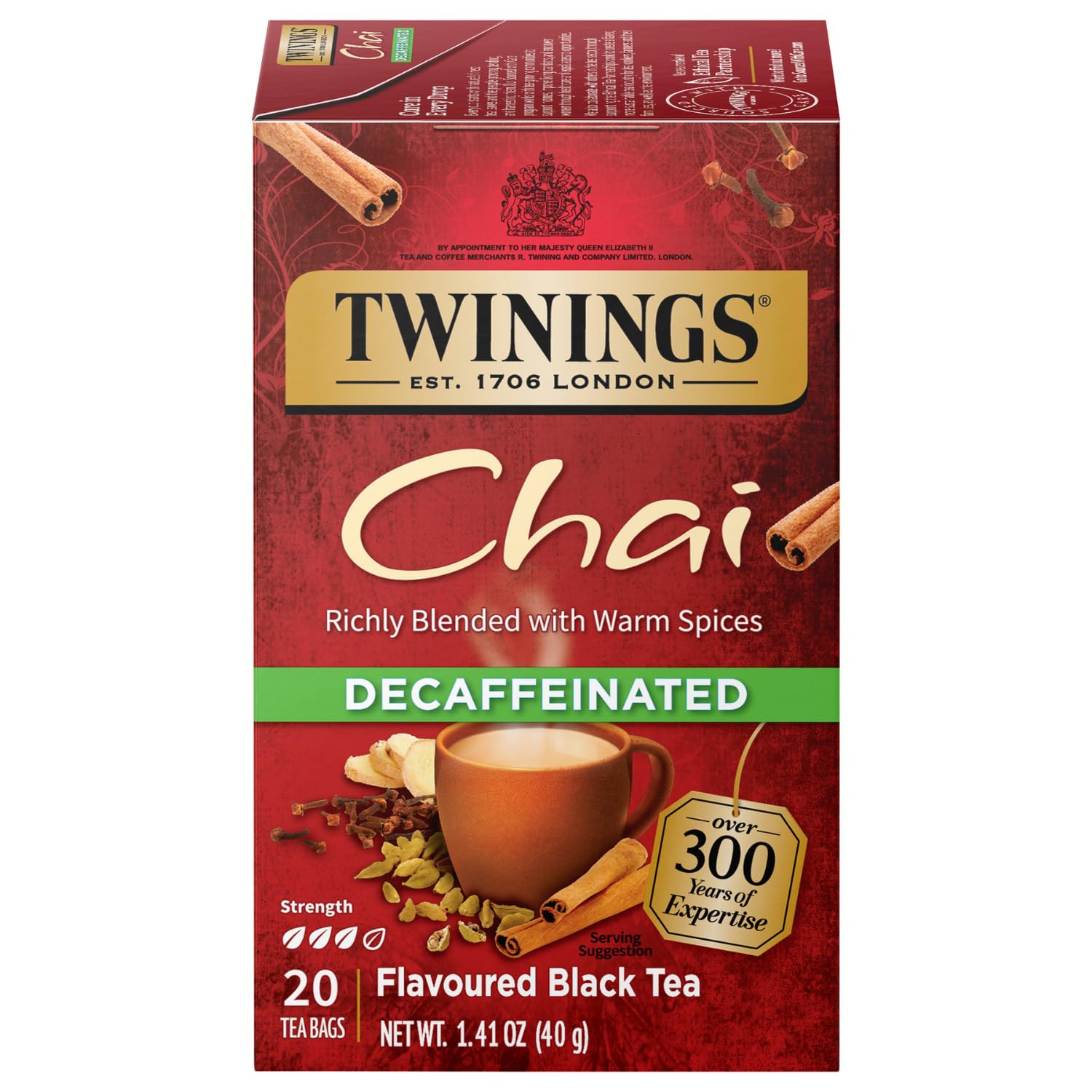 Twinings Chai Tea | Decaf | 20 Tea Bags