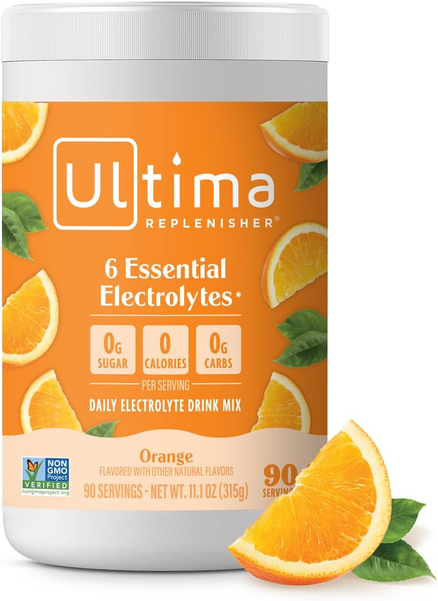 Ultima Replenisher Electrolyte Powder | Orange | 90 Servings