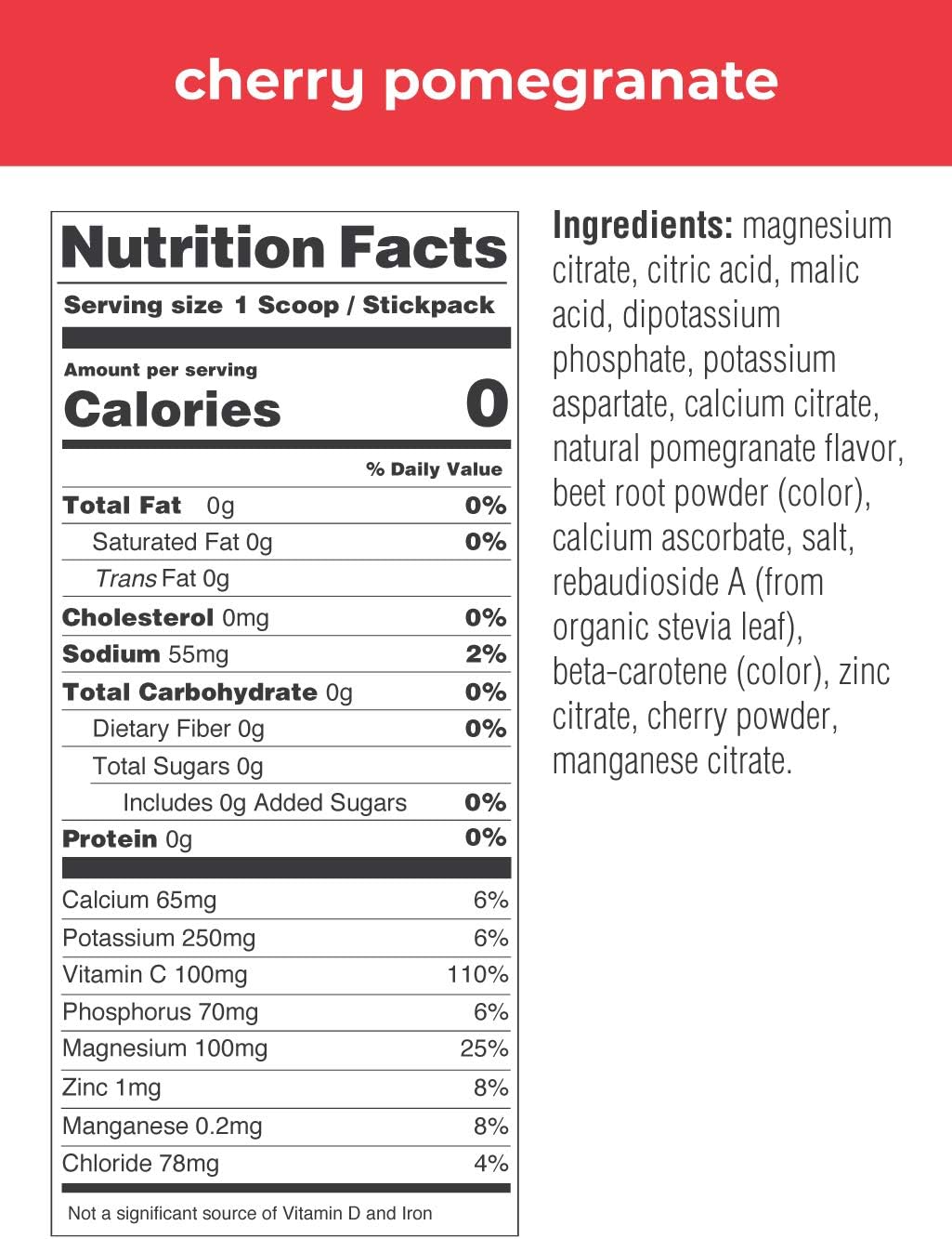 Ultima Replenisher Electrolyte Powder Cherry Pomegranate | 20 Packet