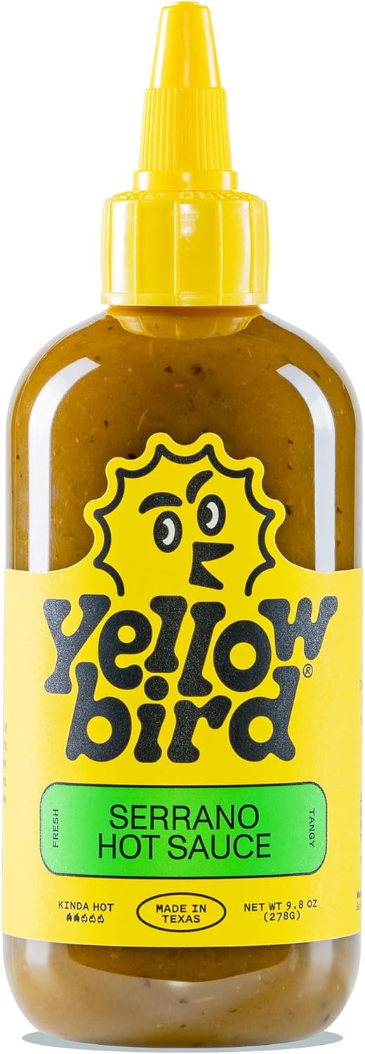 Yellowbird Serrano Hot Sauce 9.8 Oz by Yellowbird Sauce