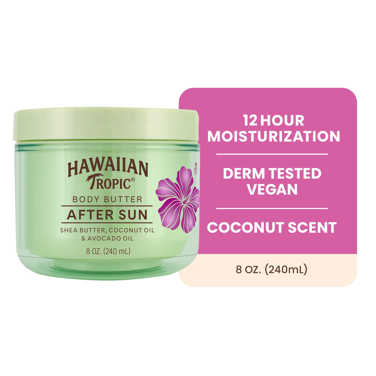Hawaiian Tropic Body Butter After Sun | 8 Oz (240 ml)