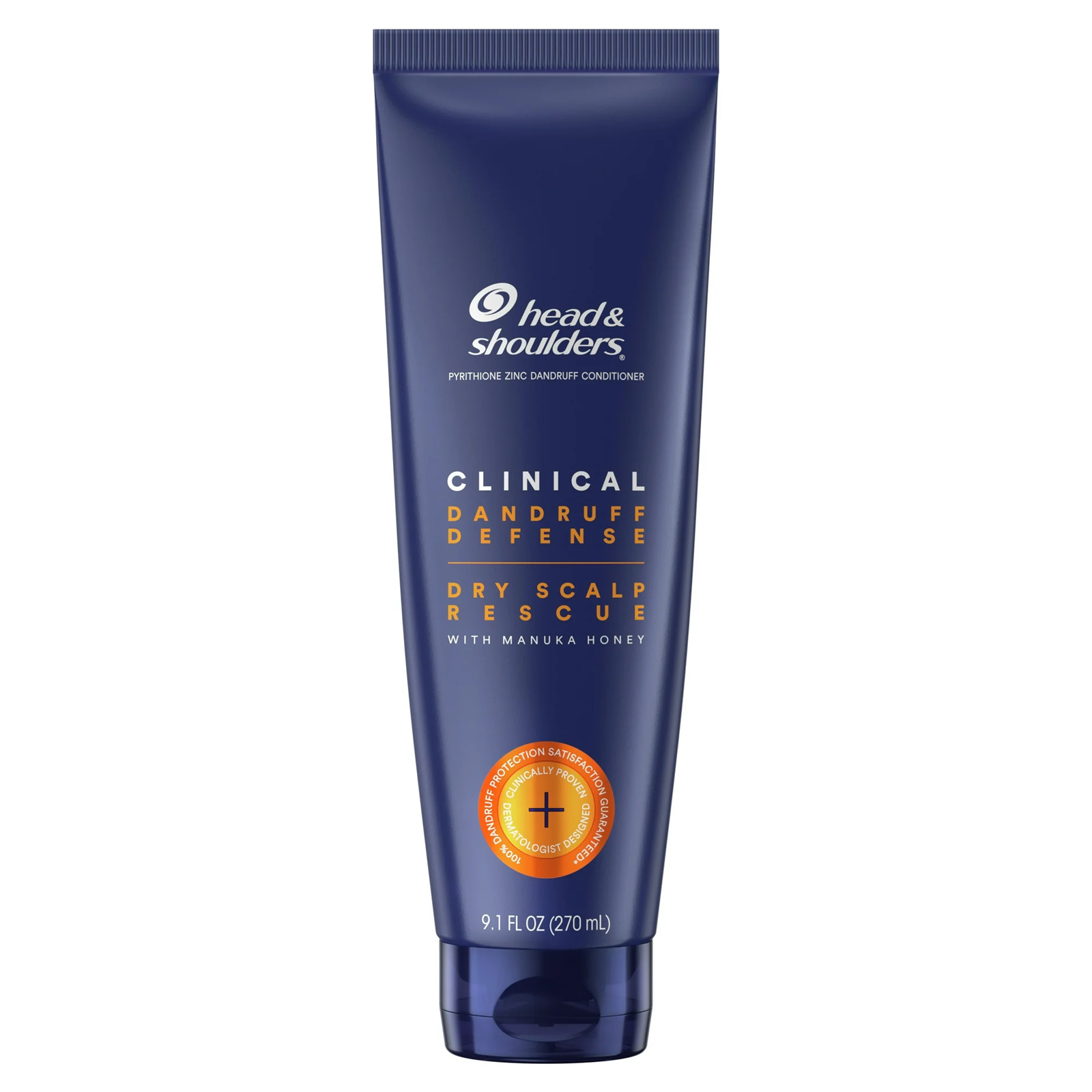 Head & Shoulders clinical dandruff defense conditioner, dry scalp rescue with Manuka honey.