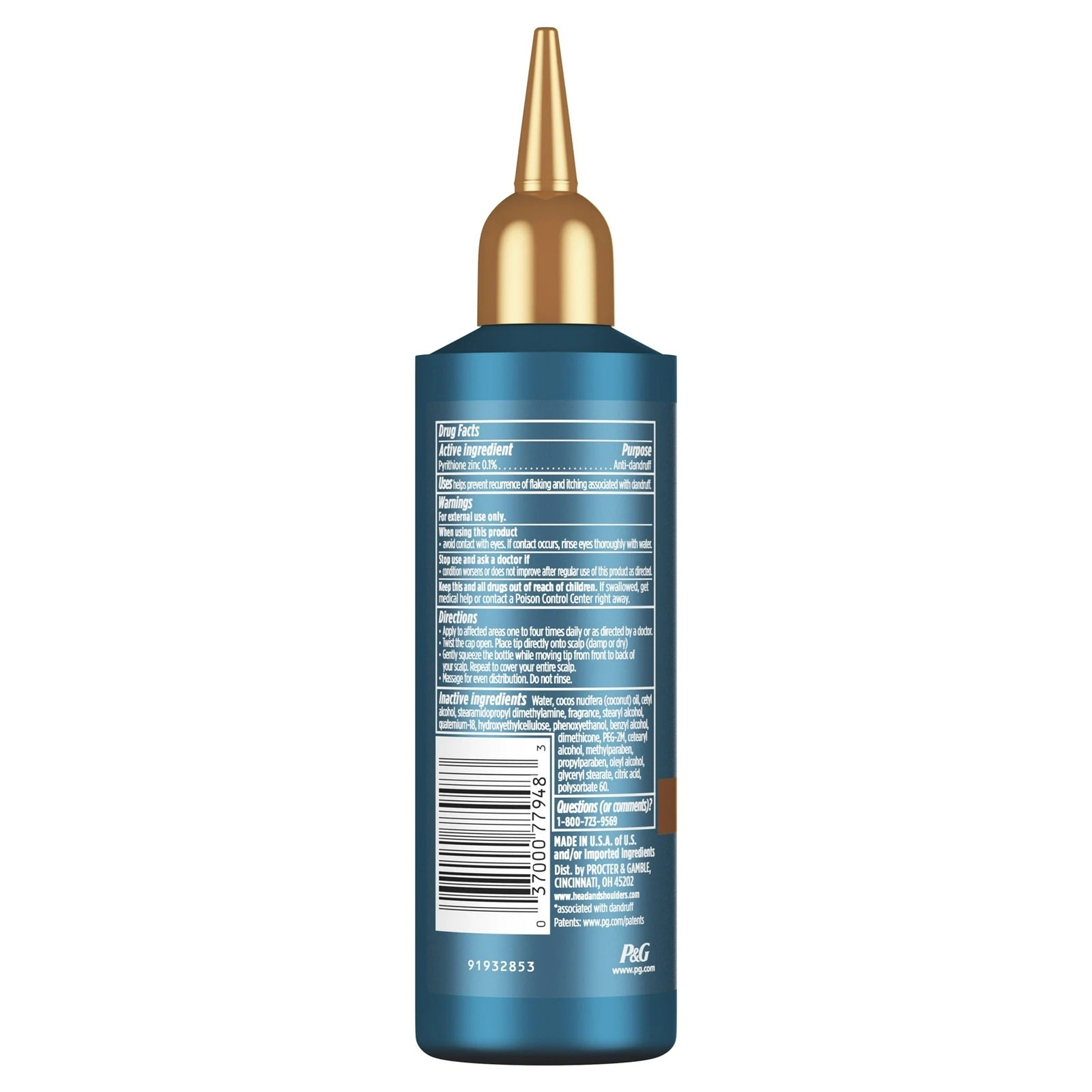 Head & shoulder royal oils daily moisture cream with Pyrithione zinc for anti-dandruff purposes.
