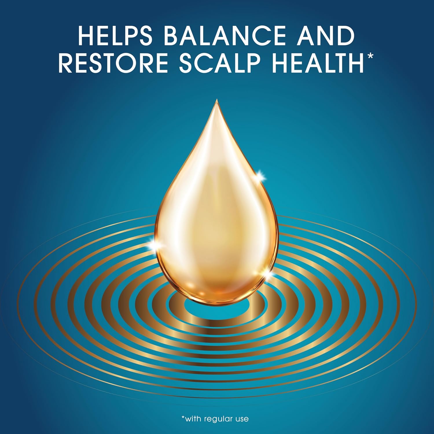 Head & shoulders Royal oils shampoo helps balance and restore scalp health.