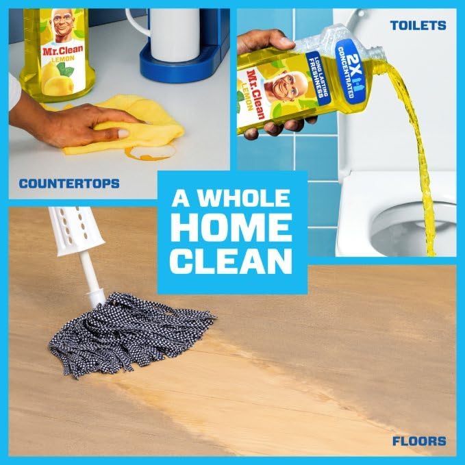 Mr Clean multi-surface cleaner to keep your house clean.