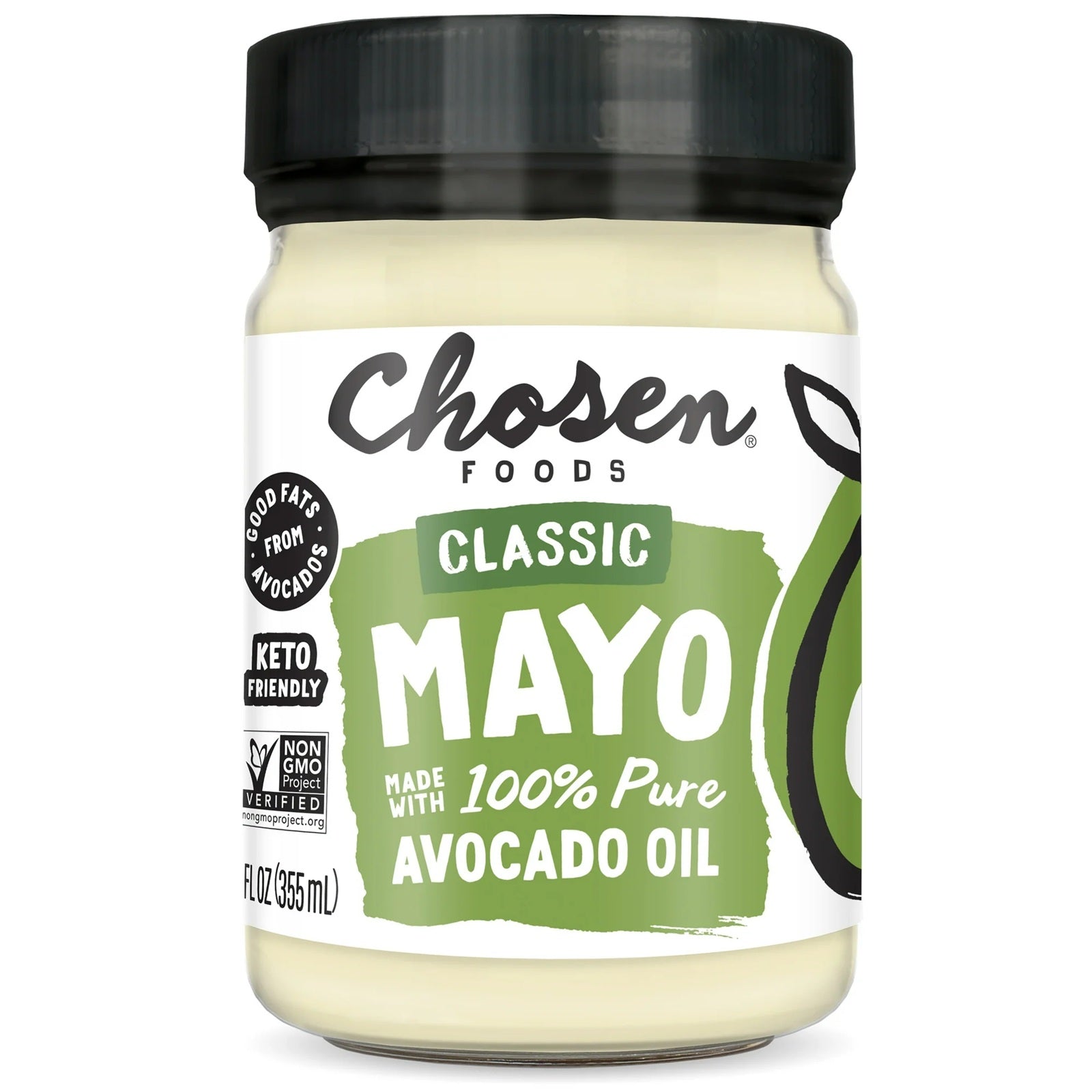 Chosen Foods Avocado Oil Mayo | 12 Oz (355 ml)