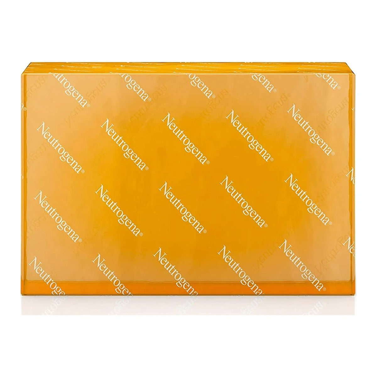Neutrogena soap bar packaging box with a yellow background