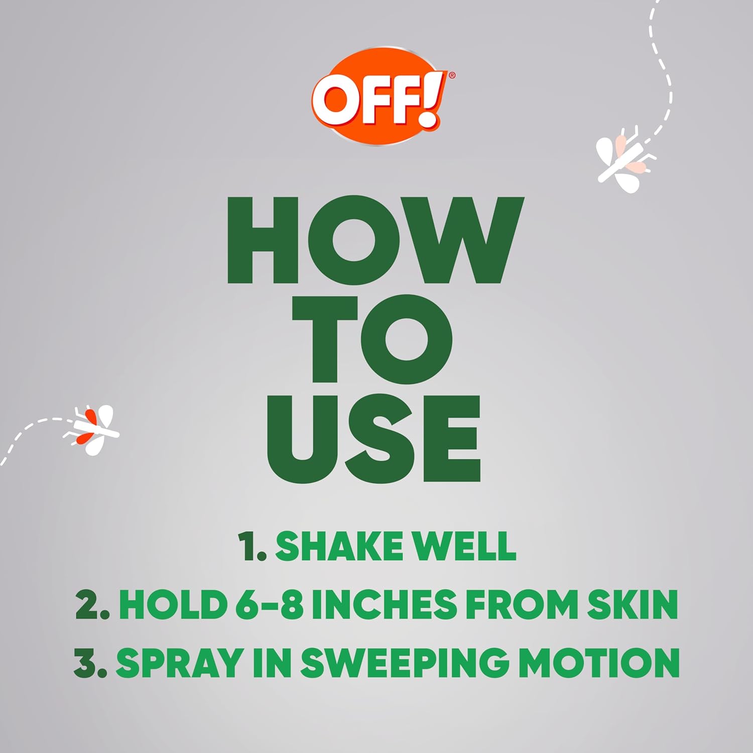 Off! Deep woods insect repellent is safe to spray on skin.
