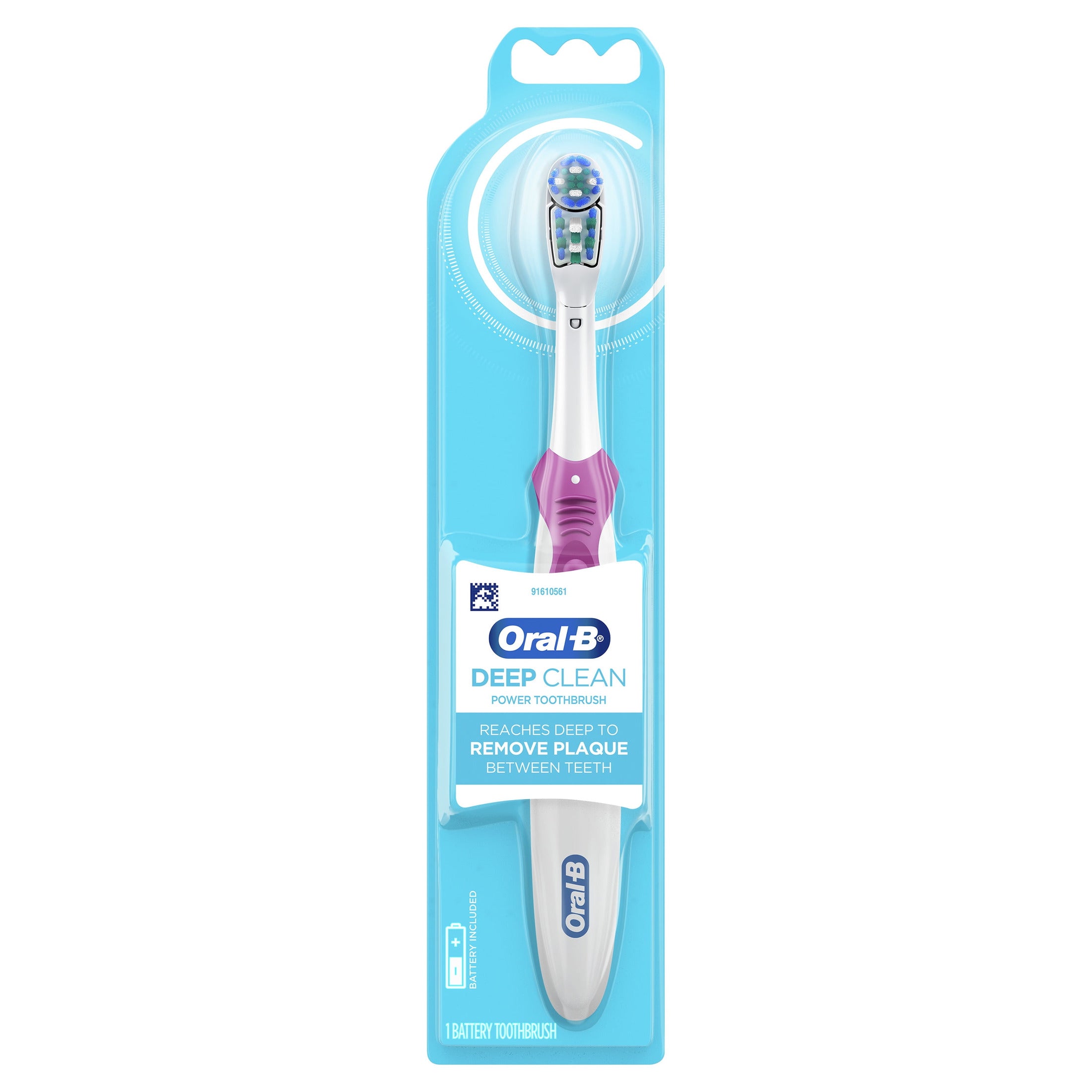 Oral-B Complete Deep Clean Battery Powered Electric Toothbrush | 1 Brush