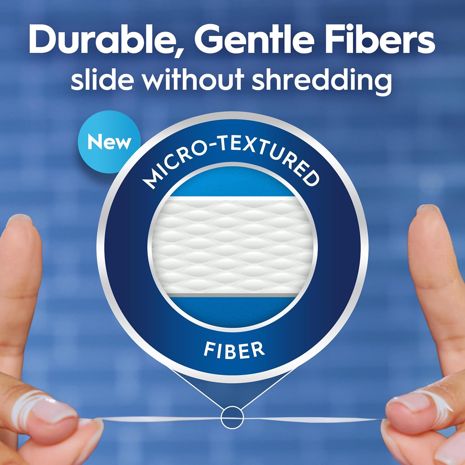 Oral-B glide pro-health durable gentle floss fibers slide without shedding