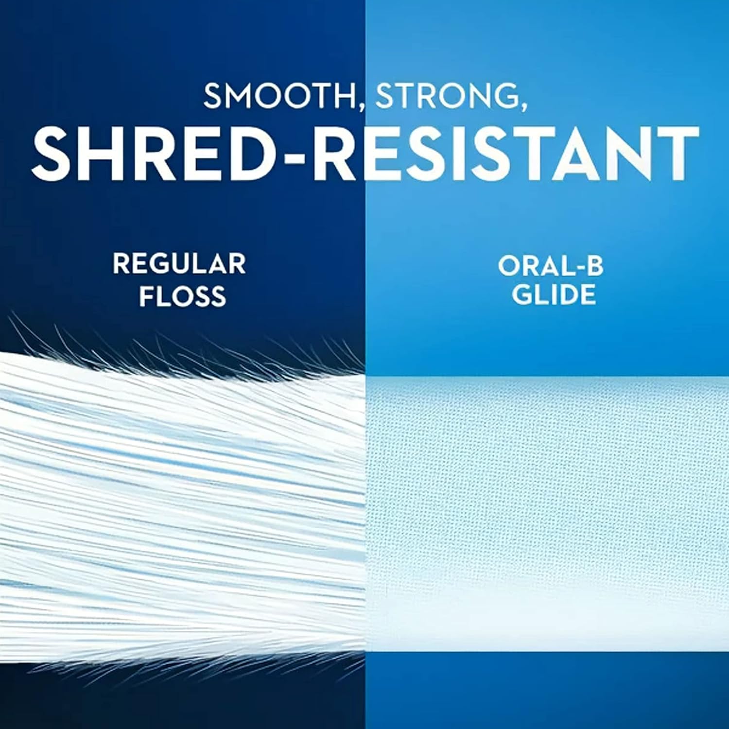 Oral-B glide pro health dental floss picks is smooth, strong and shred resistant.