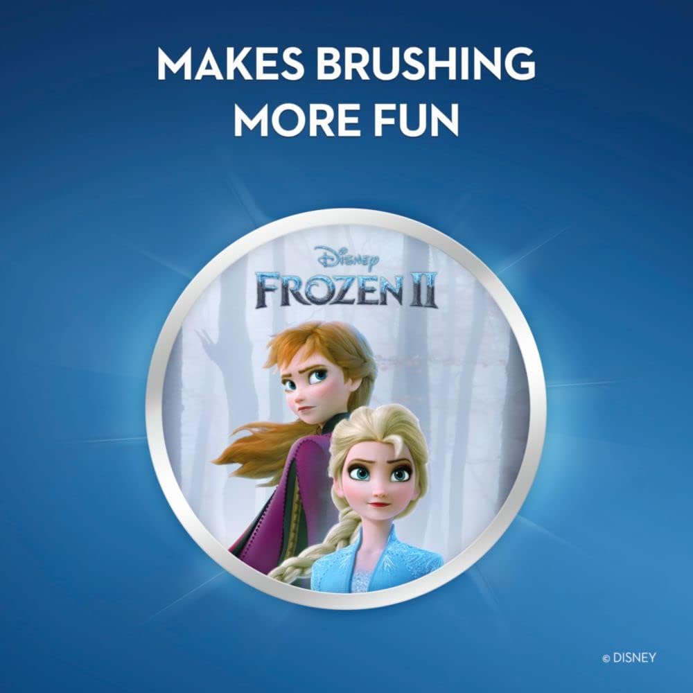 Oral-B kids frozen toothbrush makes brushing more fun with accompanying app.