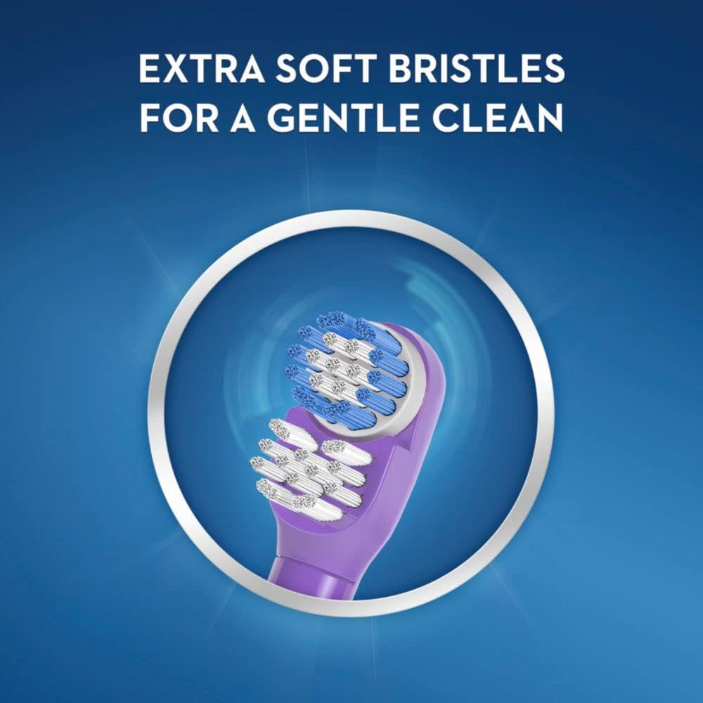 Oral-B toothbrush for kids includes extra soft bristles for a gentle clean