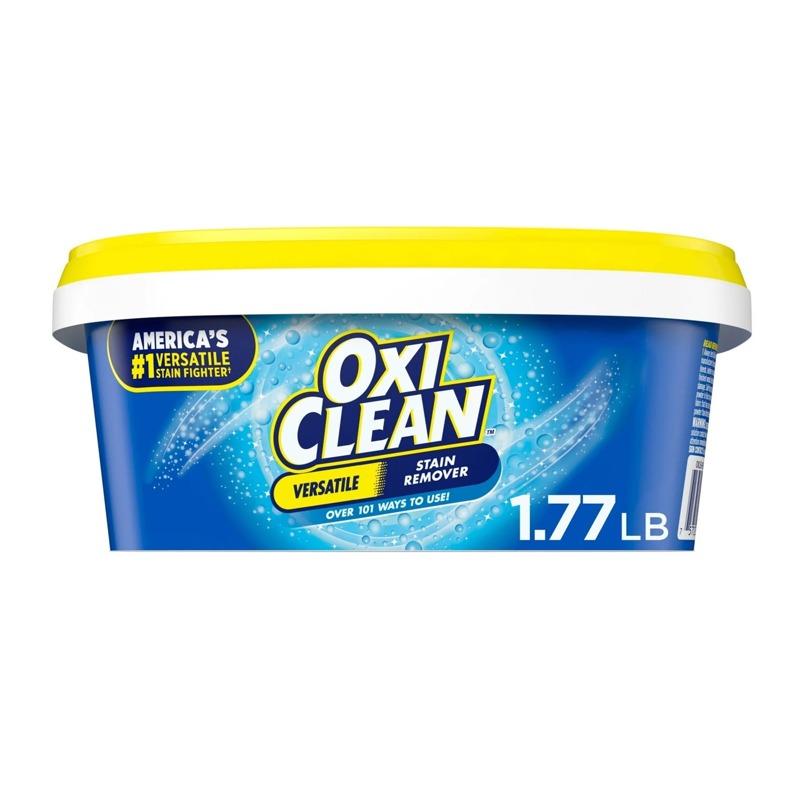 Oxiclean versatile stain removal powder is americas number 1 stain fighter with over 101 ways to use it.
