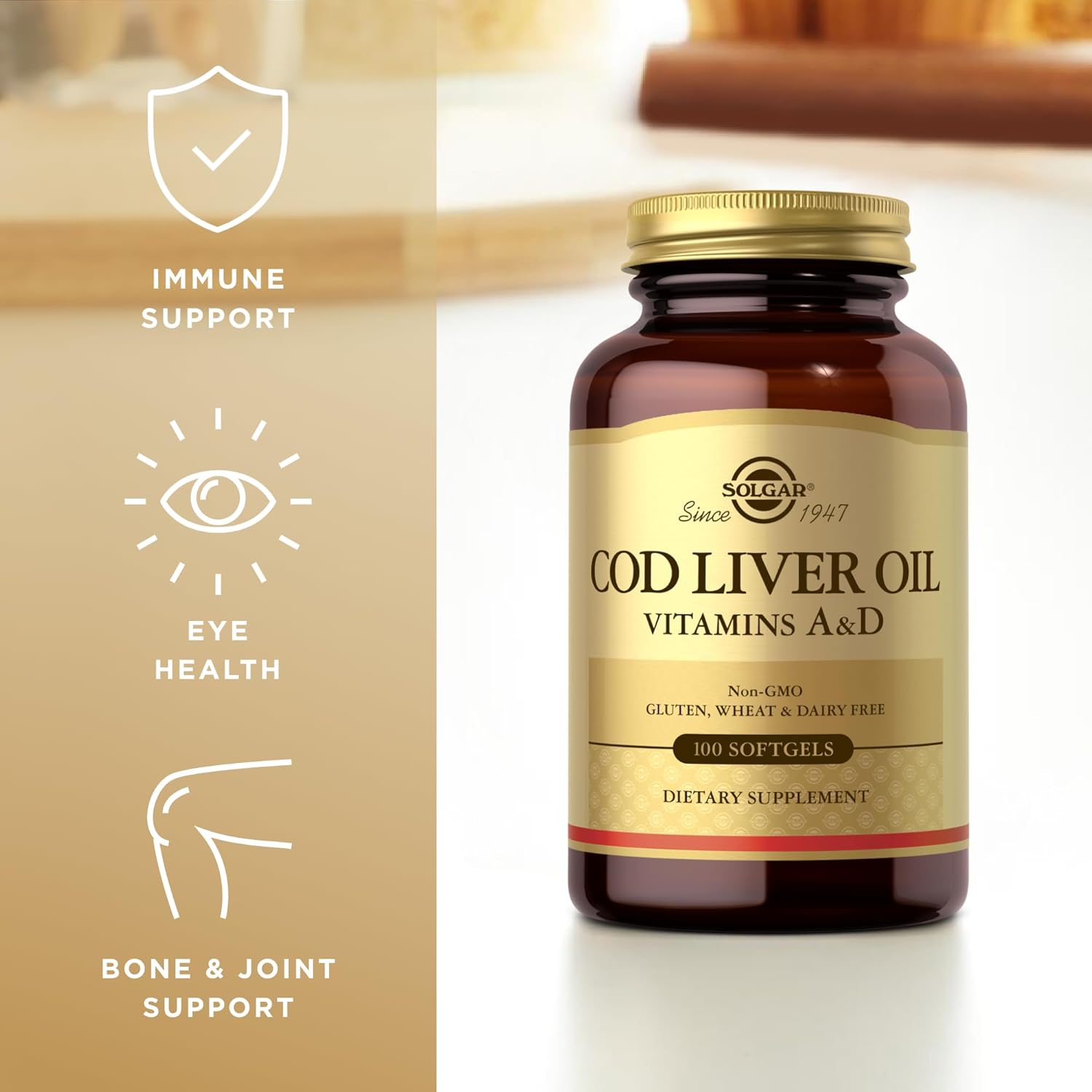 Solgar Cod Liver Oil | 100 Softgels