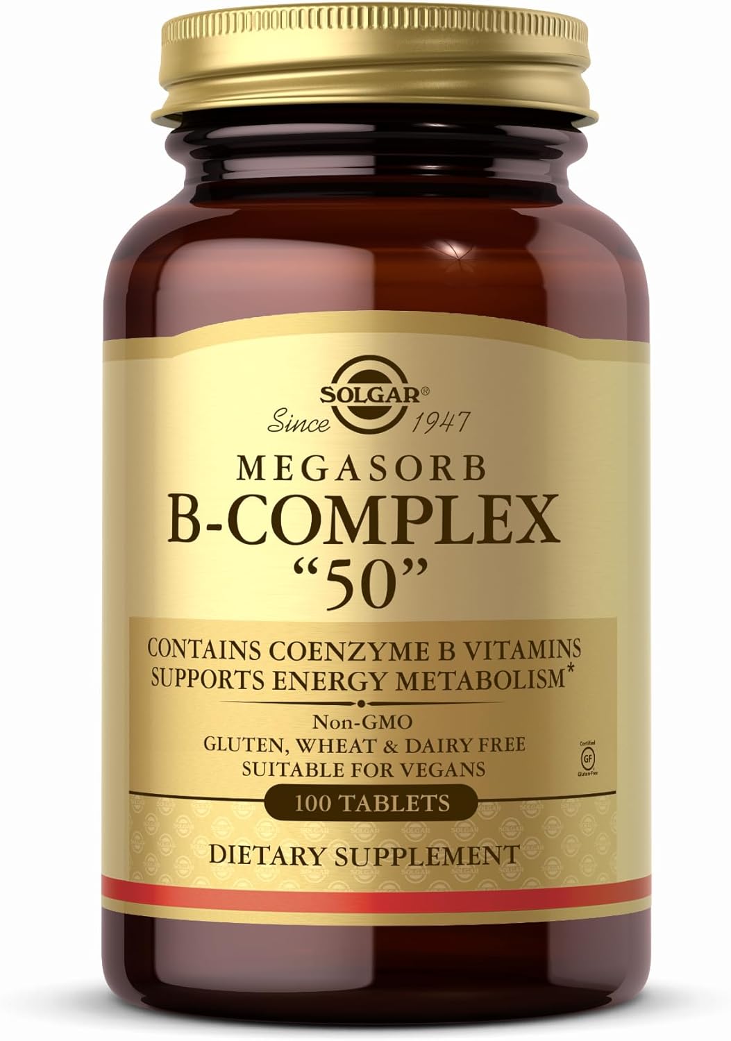 Solgar Megasorb Vitamin B-Complex | 100 Tablets