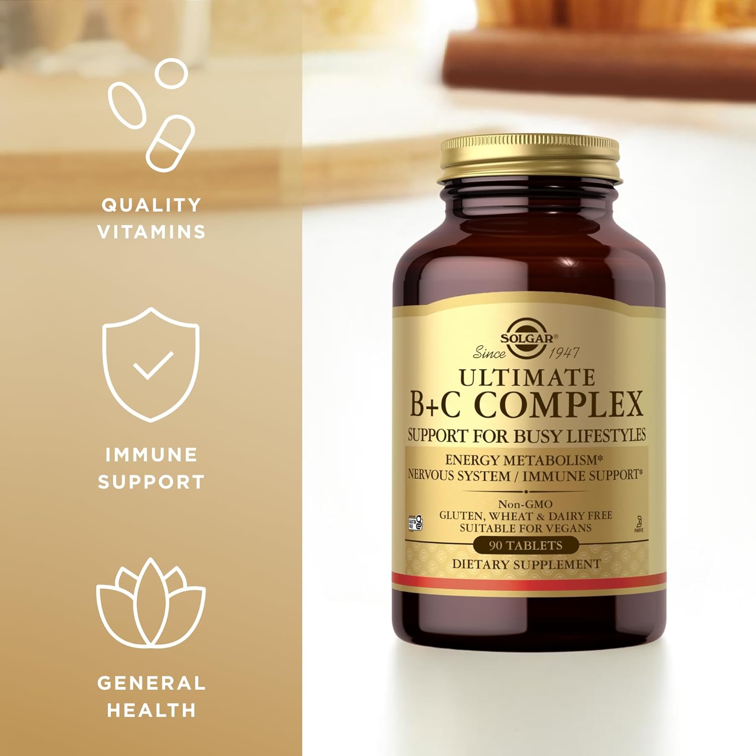 Solgar Ultimate B Plus C Complex | 90 Tablets